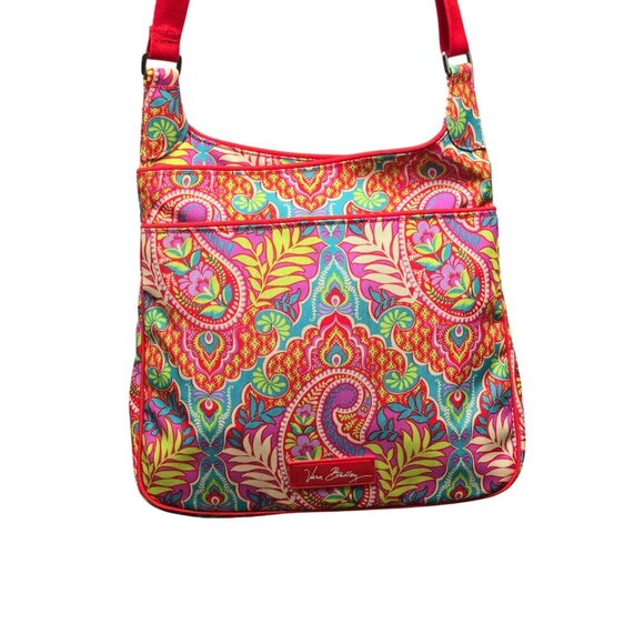 Vera Bradley Lighten Up Slim Crossbody Purse Bag Paisley in Paradise NWOT - Picture 2 of 6